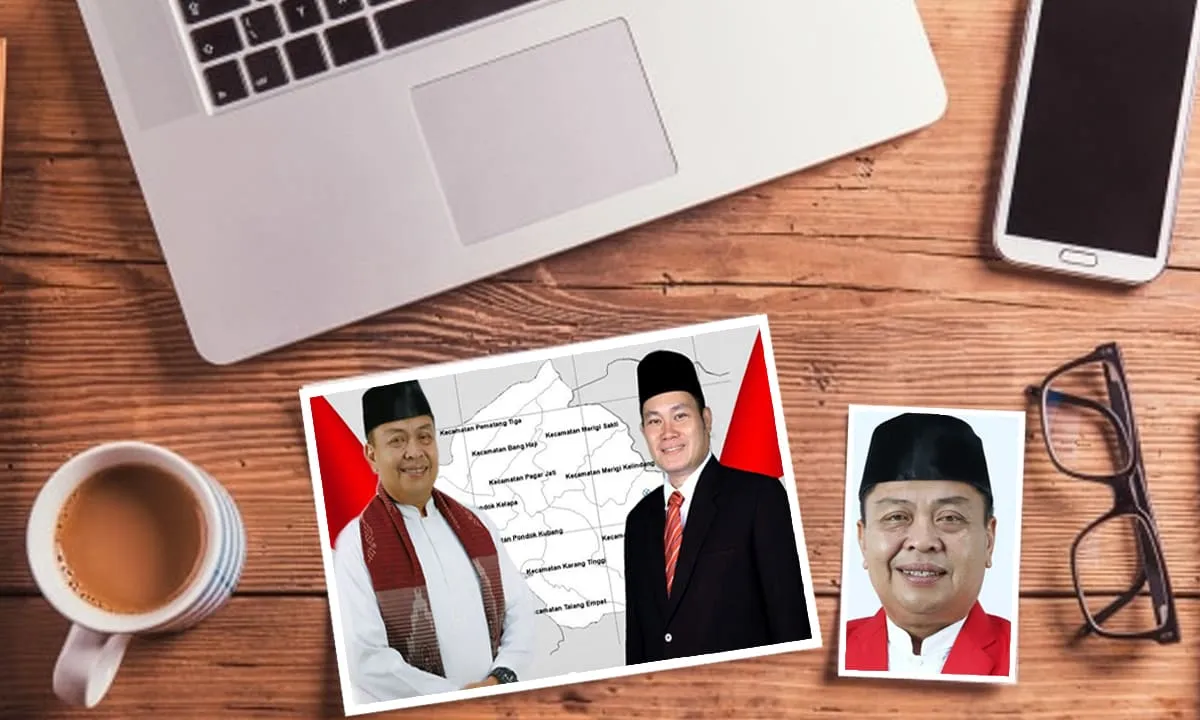 Sri Budimanm, Calon Bupati Bengkulu Tengah dan Calon Wakil Bupati Bengkulu Septi Peryadi.
