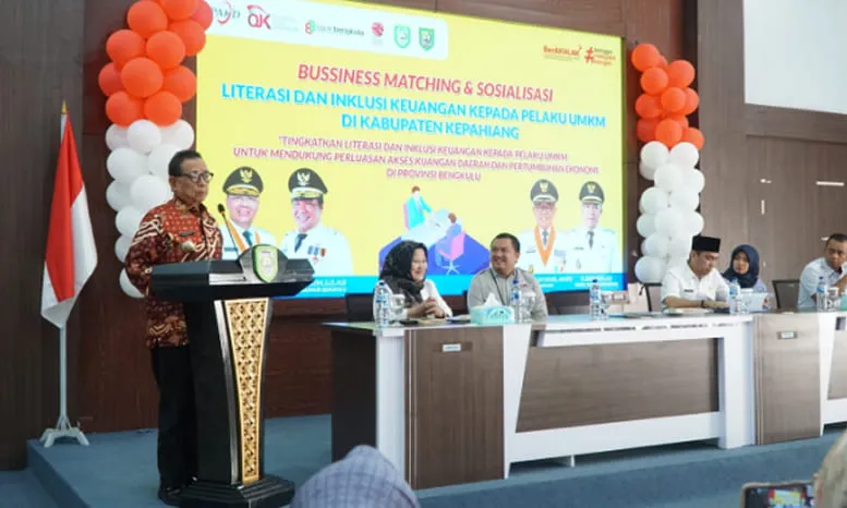 Pemkab Kepahiang bersama Pemkab Provinsi Bengkulu menggelar Bussiness Matching.