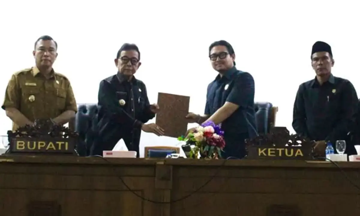 Godok Raperda di Masa Sidang Pertama 2025, DPRD Kabupaten Kepahiang menggelar sidang paripurna Bersama Pemerintah Kabupate Kepahiang, Senin 20 Januari 2025. Foto Dok