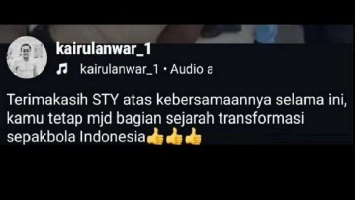 Pernyataan Kairul Anwar Soal Shin Tae Yong yang bikin heboh - Ngenelo.net