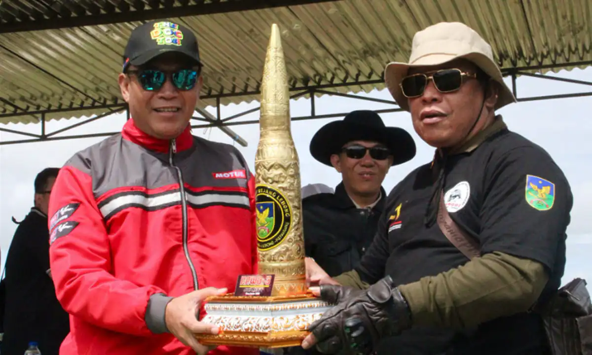 Wakil Bupati Kepahiang, Zurdi Nata mendukung penuh event Kepahiang Adventure Wisata Offroad (KAWO) untuk menjadi event tahunan. Foto: Dok/Ist