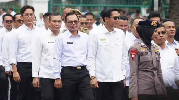 Bupati dan Wakil Bupati Kepahiang Terpilih Siap Dilantik dengan penuh semangat telah mengikuti gladi kotor dan gladi bersih - Foto Kominfo Kepahiang - Ngenelo.net