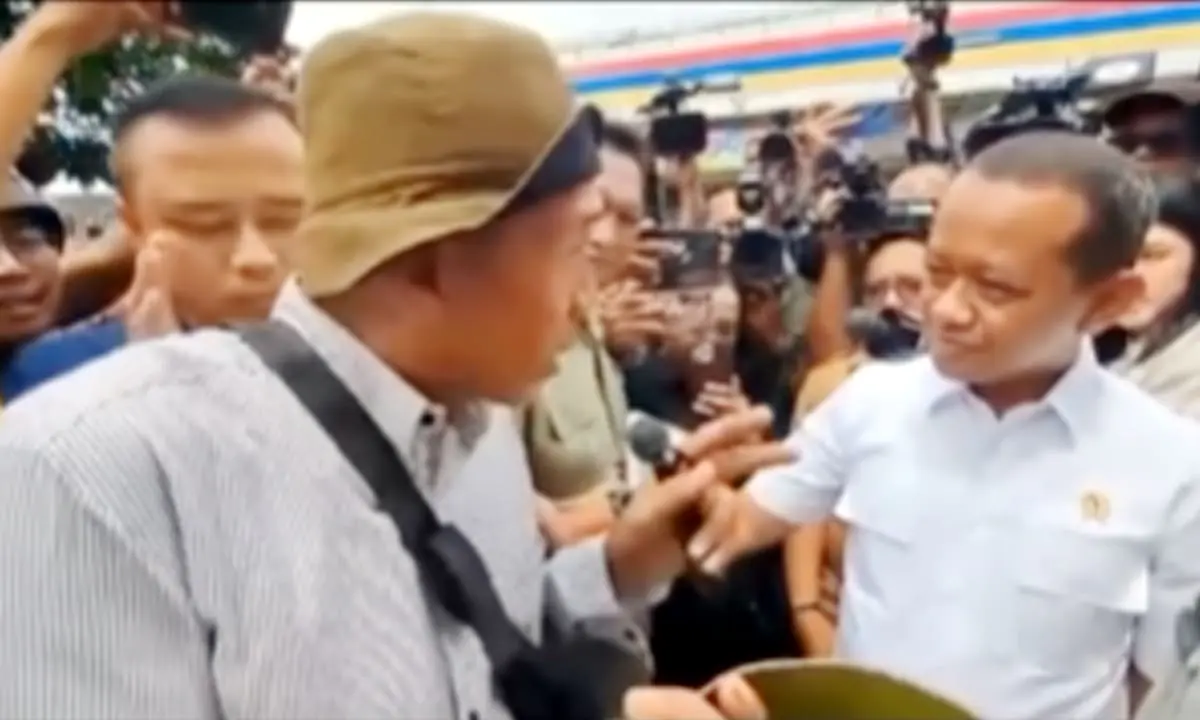 Menteri Energi dan Sumber Daya Mineral (ESDM) Bahlil Lahadalia saat melakukan sidak. Presiden Prabowo Subianto instruksikan untuk kembali membolehkan pengecer jual LPG 3 kg - Foto Ist - Ngenelo.net