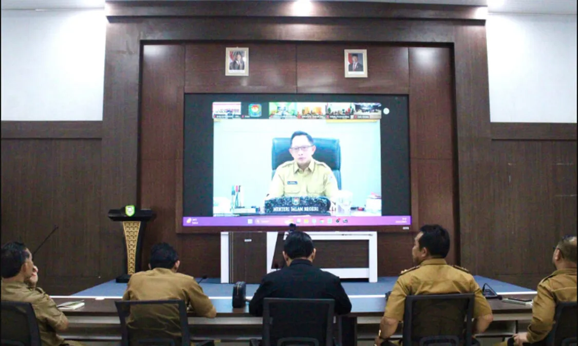 Rapat Koordinasi Persiapan Pelantikan Bersama Mendagri 