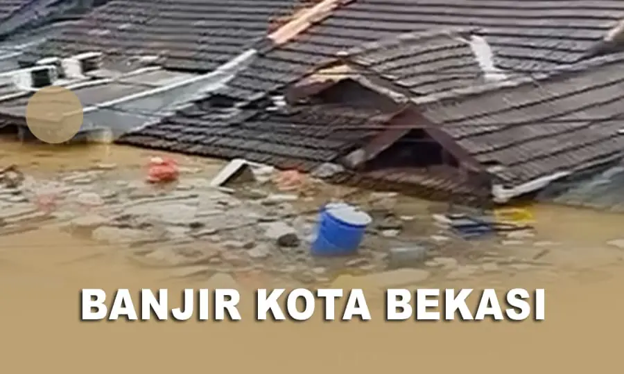 Banjir di Kota Bekasi merendam 8 Kecamatan - Foto Ist - Ngenelo.net