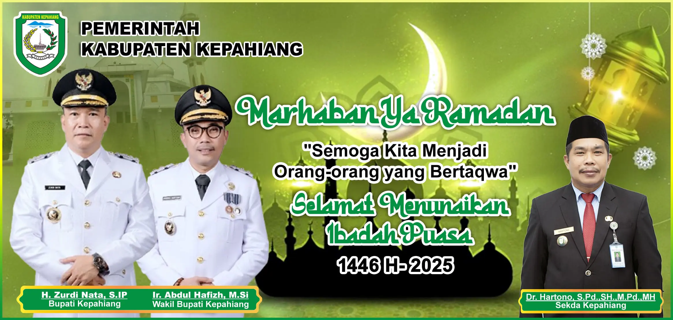 Banner Pemkab Kepahiang Selamat Menunaikan Ibadah Puasa 1446 H - 2025