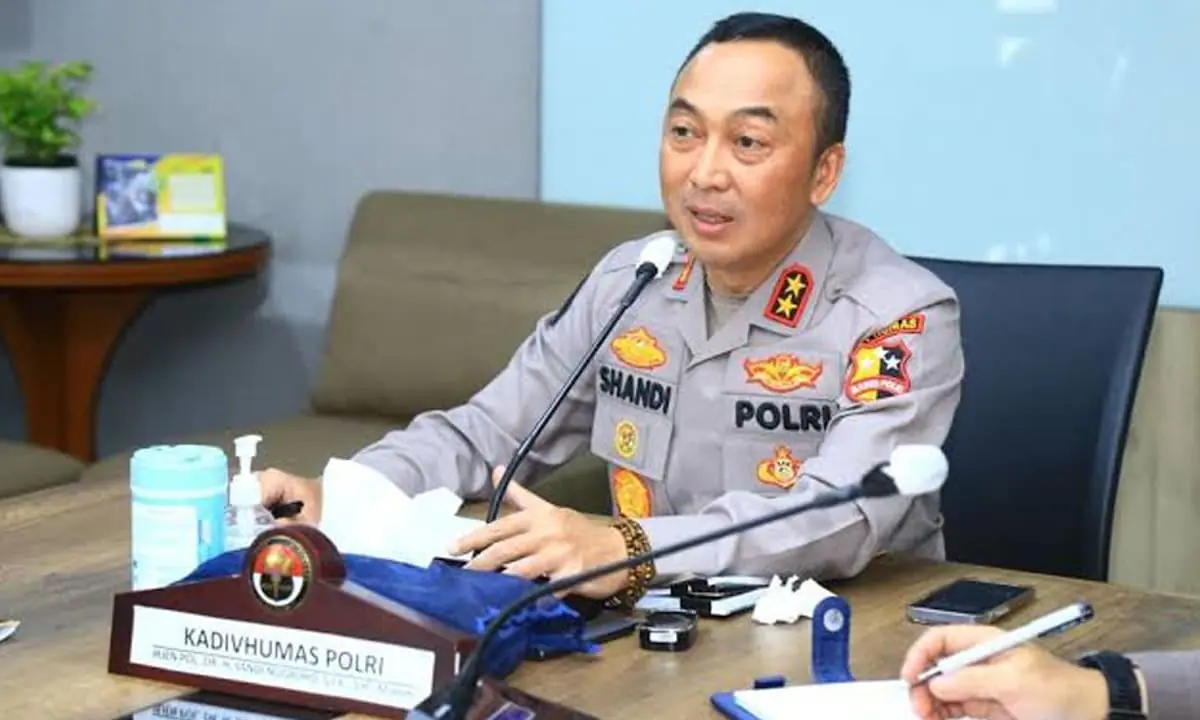 Kadiv Humas Polri, Irjen Pol Sandi Nugroho. Mutasi Polri 2025 merupakan sebuah penyegaran dan promosi jabatan.