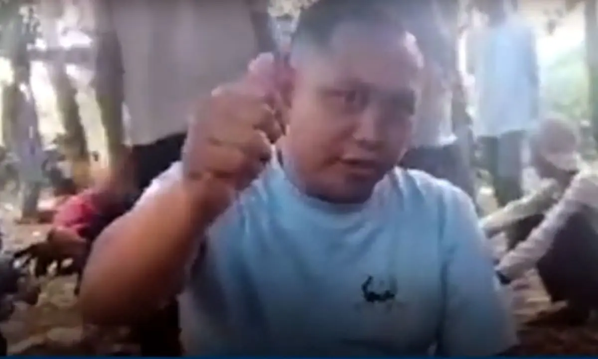 Viral Video Promosi Sabung Ayam Yang Tewaskan 3 Anggota Polisi. Foto: Tangkapan Layar