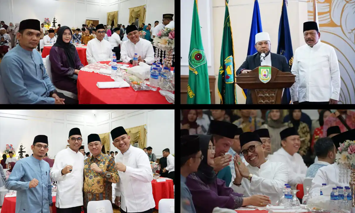 Wakil Bupati Kepahiang, Ir. Abdul Hafizh, M.Si, bersama Forkopimda menghadiri ramah tamah dan buka puasa bersama Gubernur Bengkulu Helmi Hasan dan Wakil Gubernur Bengkulu Mian 