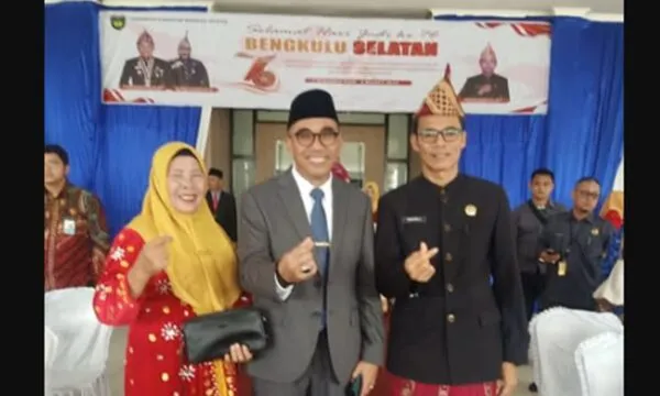 Wakil Bupati Kepahiang, Ir. Abdul Hafizh., M.Si, Berikan Ucapan Selamat pada Peringatan HUT Kabupaten Bengkulu Selatan.