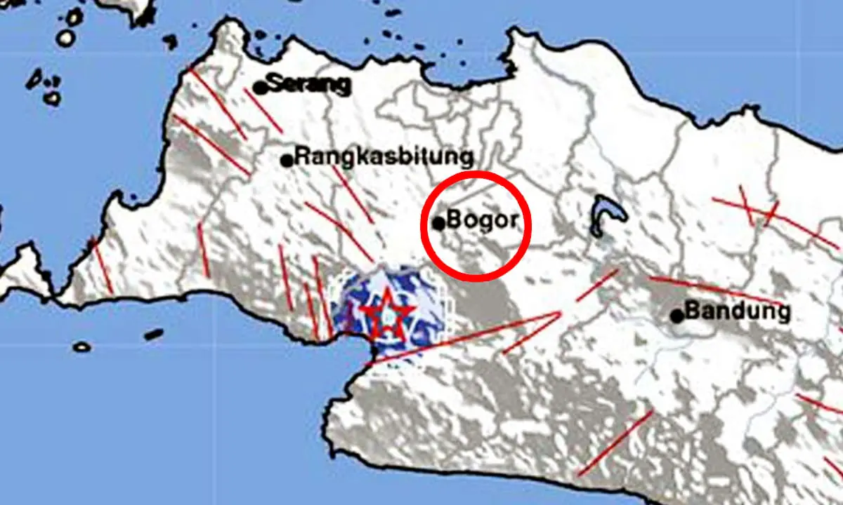 Di Balik Getaran Gempa Bogor M 4,1, Sesar Citarik Jadi Penyebab Utamanya.