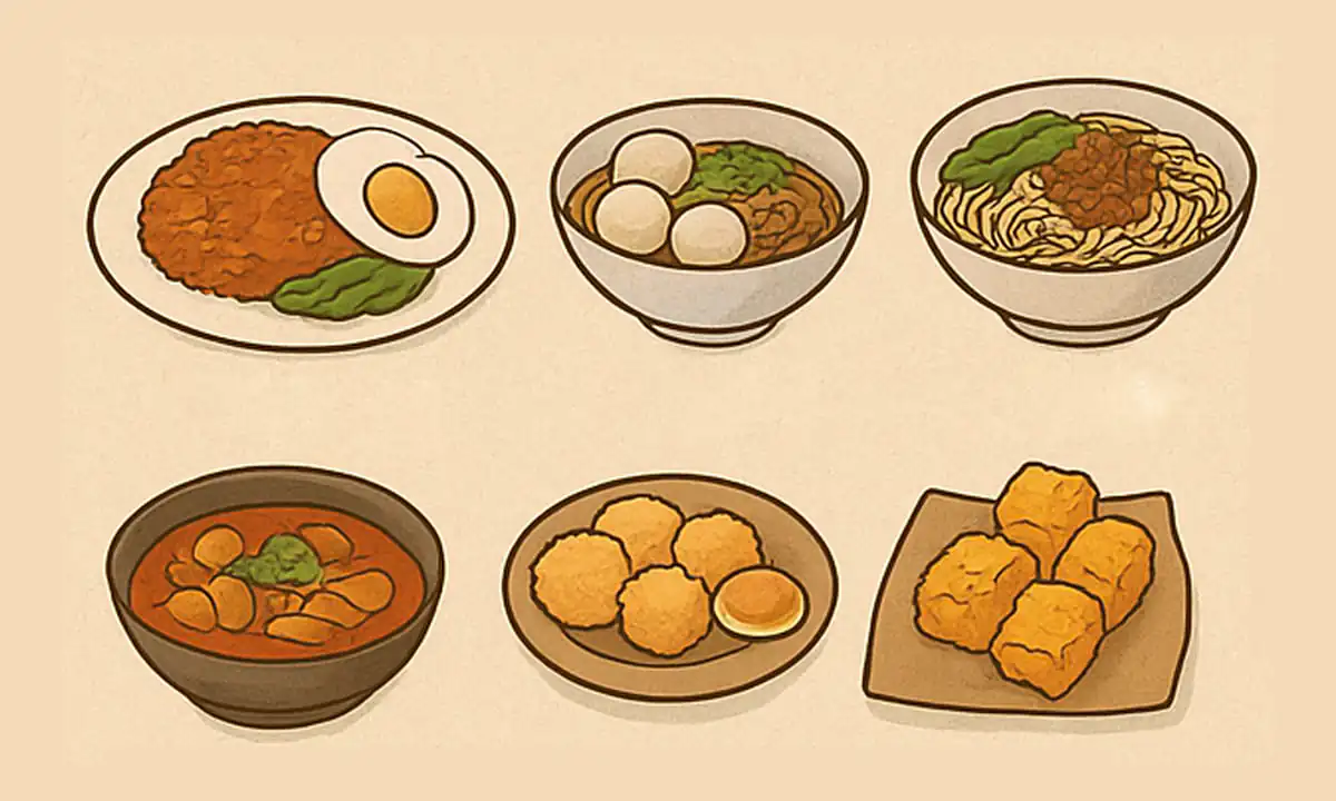 Ilustrasi Kuliner Paling Laris di Indonesia.