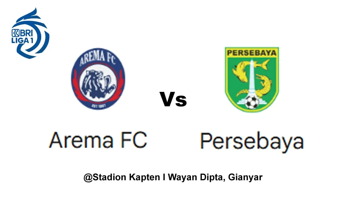 Prediksi skor Arema FC vs Persebaya.