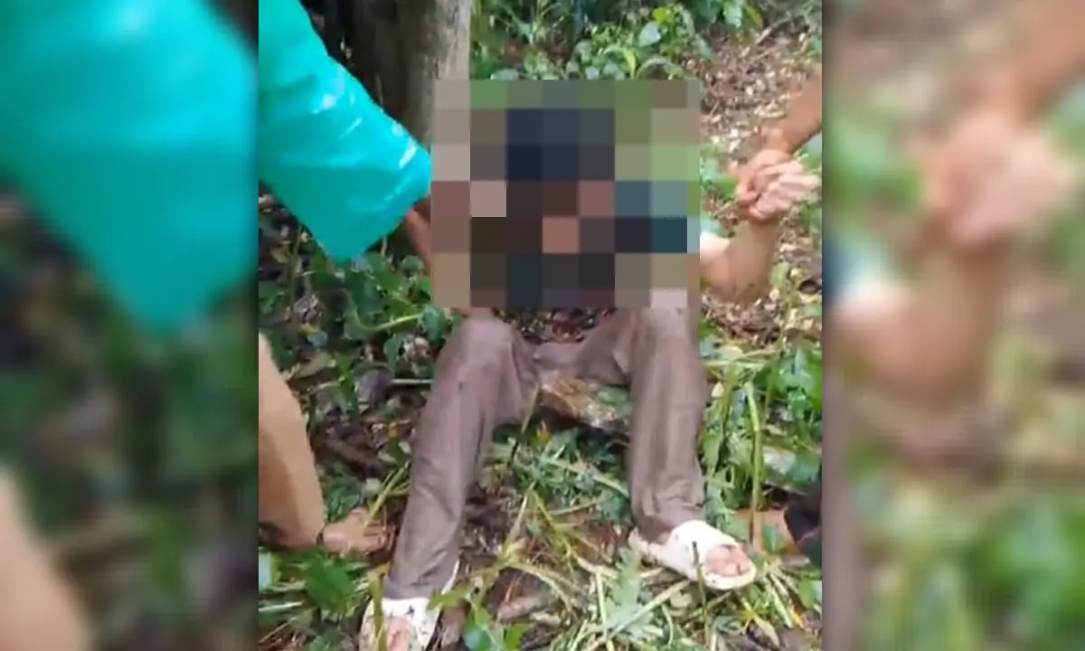 Tangkapan layar video viral maling kopi kepahiang. Kondisi Ma, remaja 18 tahun yang di duga maling kopi di Kepahiang, saat ini masih mendapat perawatan intensif di RSUD Kepahiang.