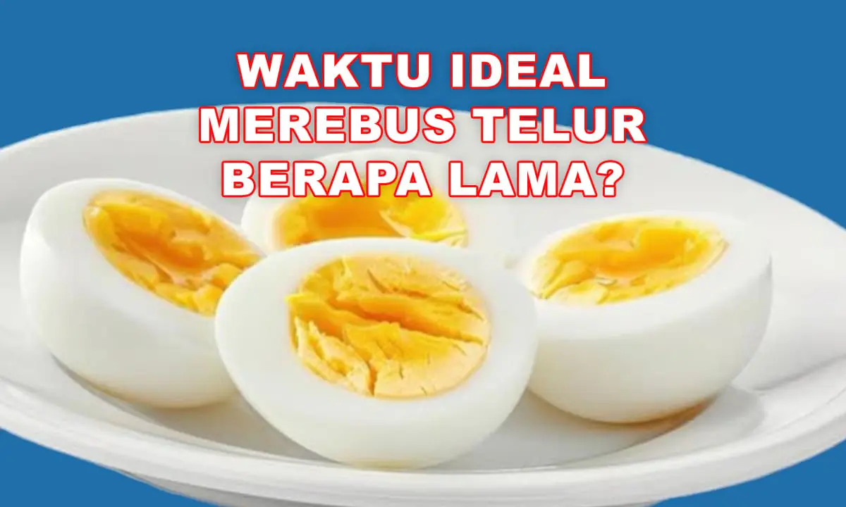 Waktu ideal merebus telur yang Dibutuhkan tergantung dengan tingkat kematangan yang di inginkan.