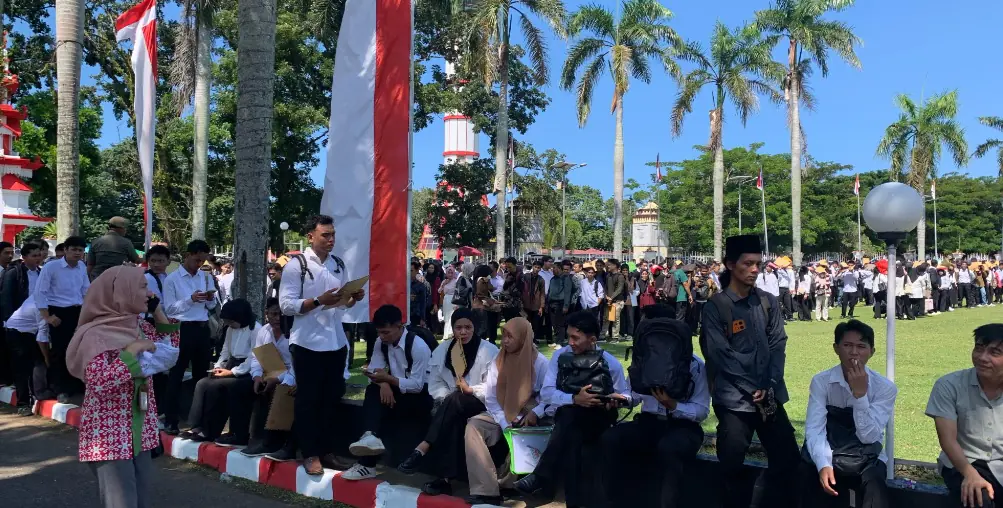Jobs Fair 2025 di Kantor Gubernur Bengkulu Diserbu Ribuan Pencaker, Ada 40 Perusahaan Buka Loker