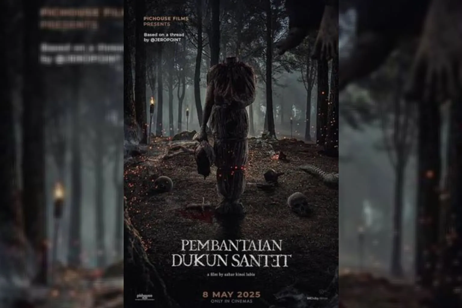 Film Pembantaian Dukun Santet rilis 8 Mei 2025.