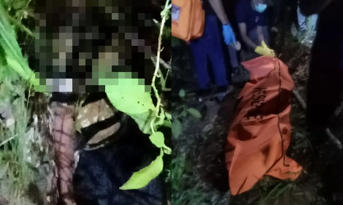 Penemuan Mayat Pria di Air Lakok Bengkulu Utara.