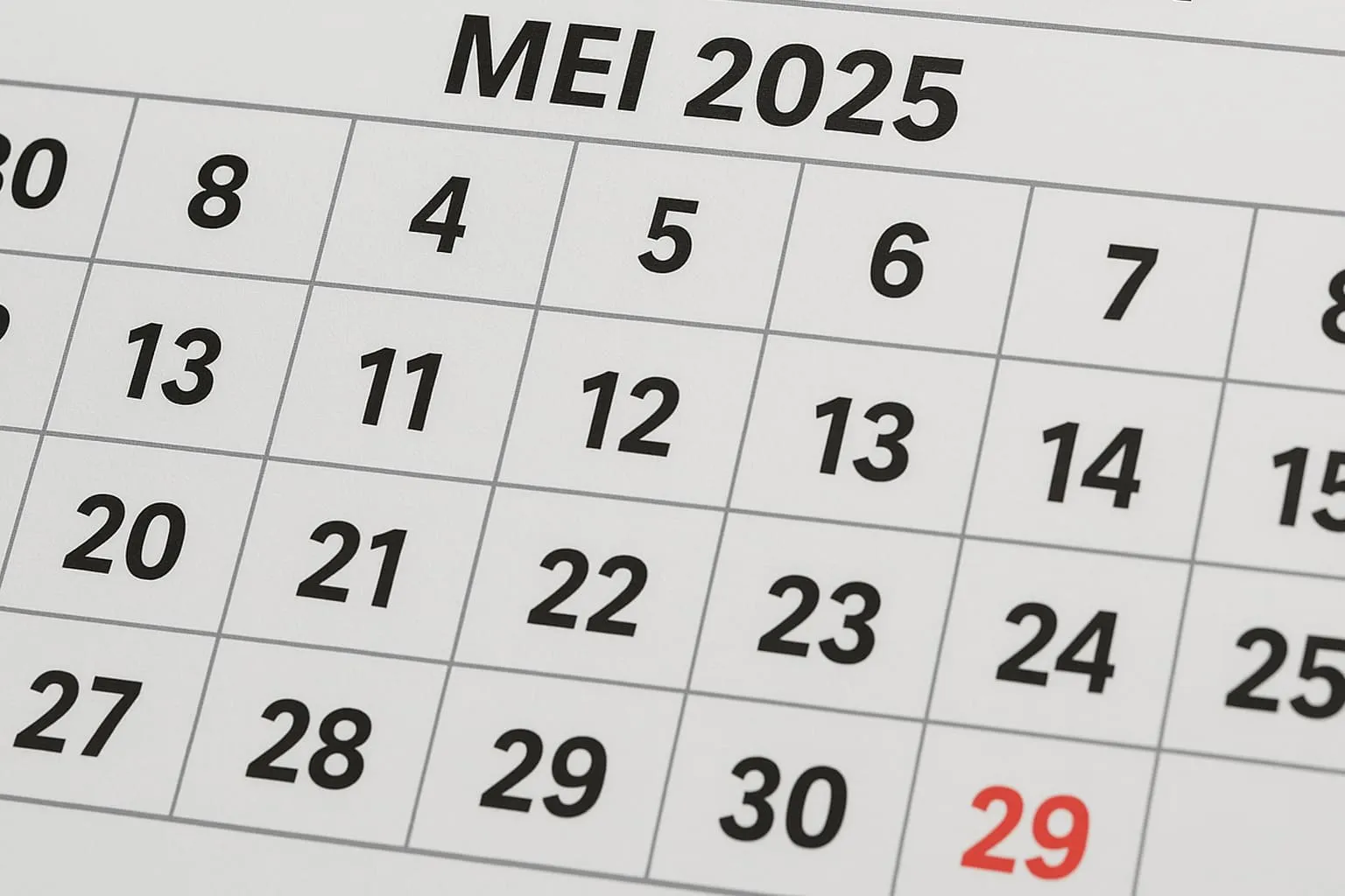 Sisa Hari Libur 2025