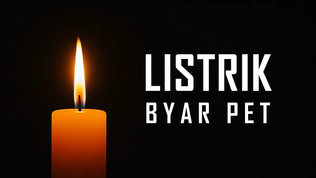 Dalam 2 malam berturut warga Srikaton mengeluhkan pelayanan PLN dimana litrik Byar Pet.