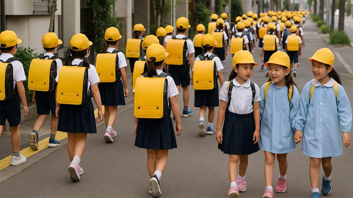 Pendidikan anak di Jepang membentuk kemandirian dan karakter kuat sejak TK. Foto - Ngenelo.net