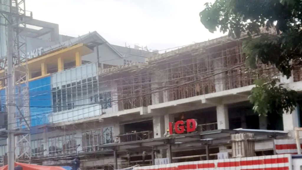 Proyek Gedung Rumah Sakit Pendidikan UNIB.