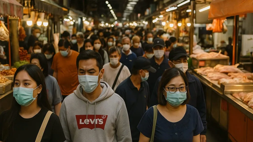 Setelah terjadi lonjakan di beberapa negara di asia Kemenkes Terbitkan Edaran Waspada Covid-19.