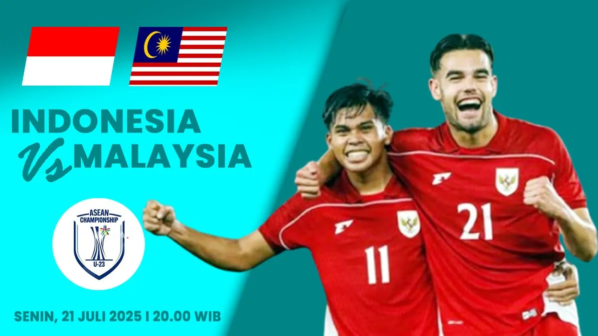 Indonesia vs Malaysia U-23 akan menjadi laga hidup-mati dalam penentuan tiket semifinal Piala AFF U-23 2025.