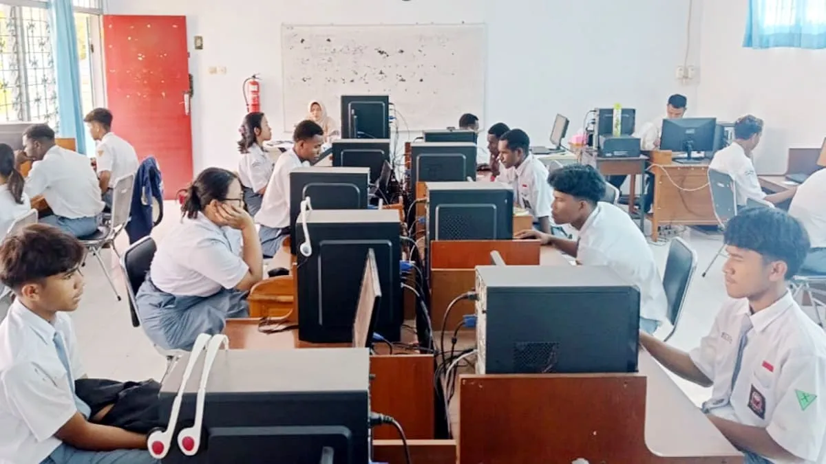 Jadwal ANBK 2025 resmi dirilis. Tampak anak SMA Katolik Yos Sudarso Batu saat Mengikuti ANBK 2024.Foto: Dok SMA Katolik Yos Sudarso Batu - Ngenelo.net