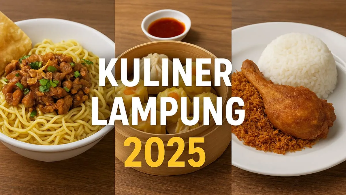 Foto ilustrasi kuliner Lampung terbaru yang lagi hits 2025. Foto: Ngenelo.net