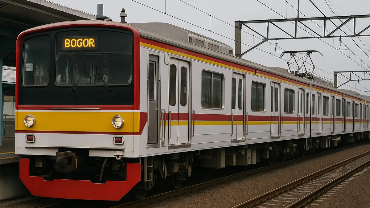 Ilustrasi KRL. KRL Arah Bogor Terganggu di Stasiun Pasar Minggu. Foto: Ngenelo.net