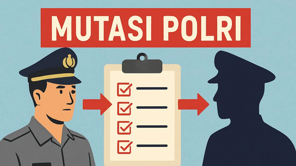 Ilustrasi daftar mutasi Polri. Foto: Ngenelo.net