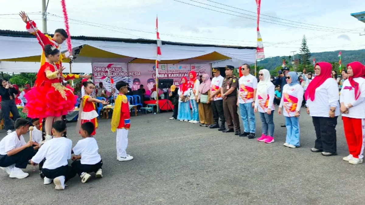 Karnaval dan Festival Drum Band buka perayaan HUT RI ke 80 di Kabupaten Kepahiang.