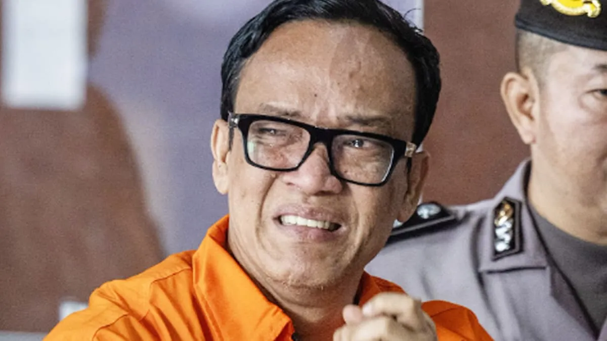 Tangis Wamenaker Immanuel Ebenezer jadi sorotan.