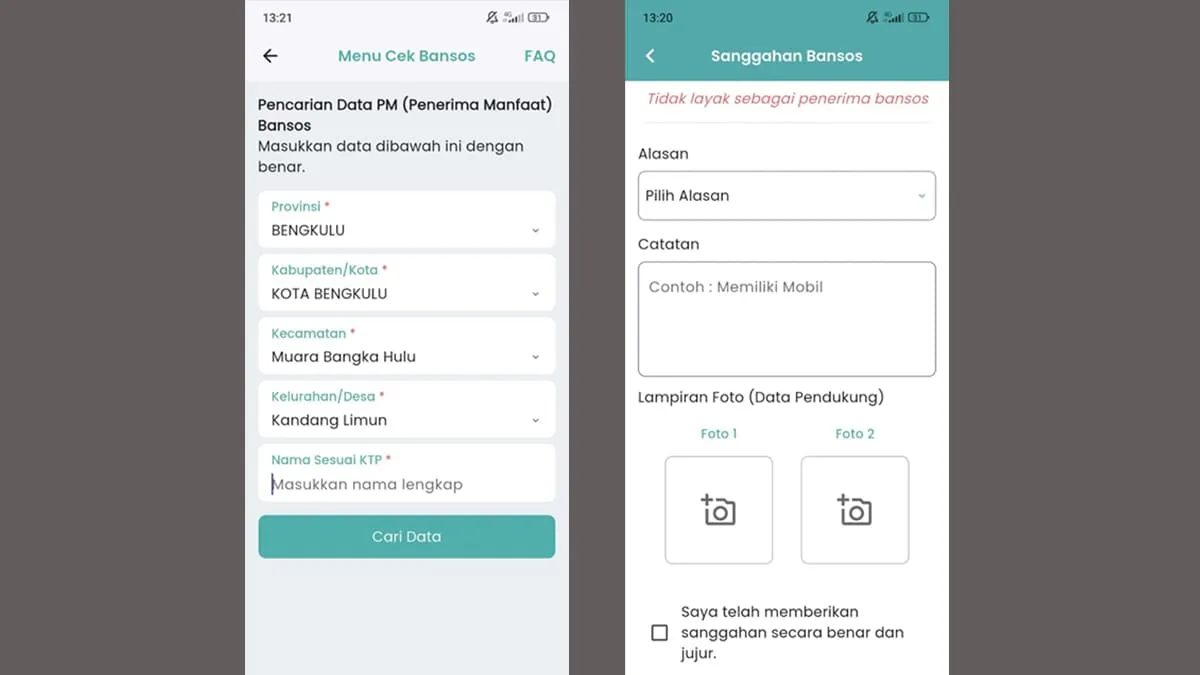 Cara laporkan penerima Bansos yang tidak tepat sasaran. Foto Ngenelo.net