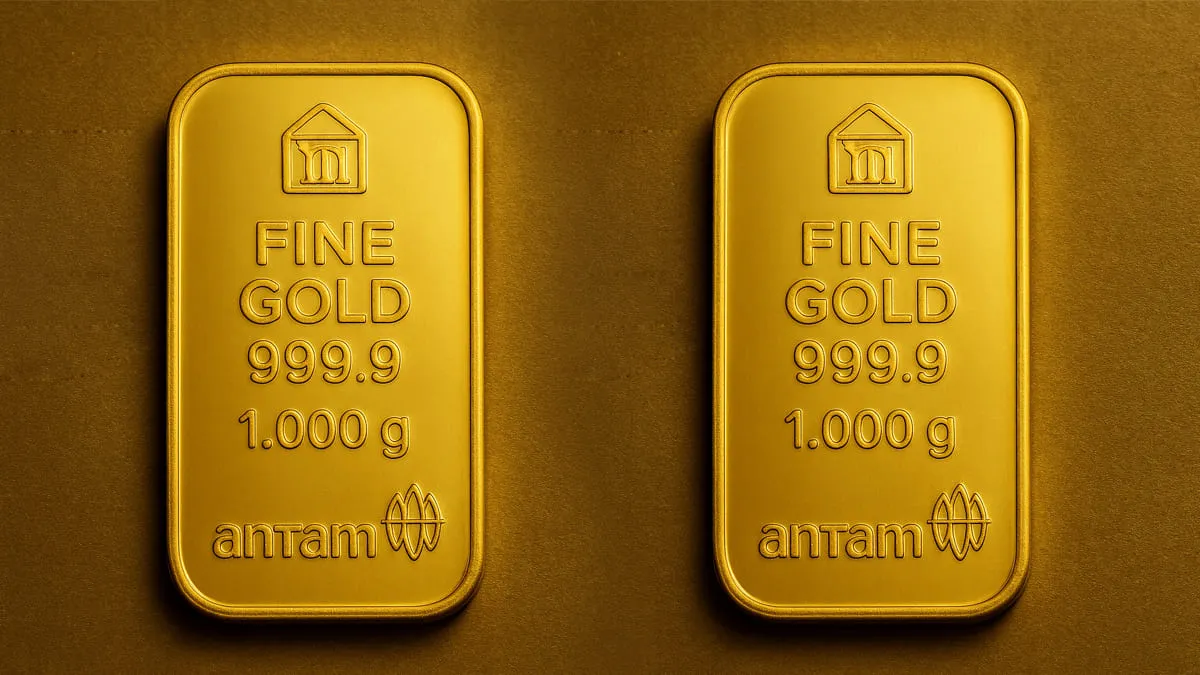 Harga Emas Antam Logam Mulia catat rekor tertinggi, Selasa 9 September2025 tembus Rp2.086.000 per gram.