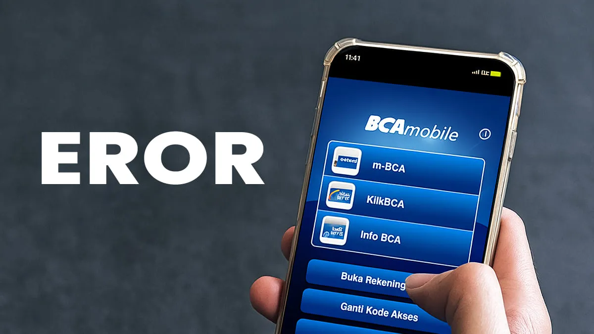 Layanan BCA Mobile sempat gangguan. Foto Ilustrasi Dok BCA - Ngenelo.net