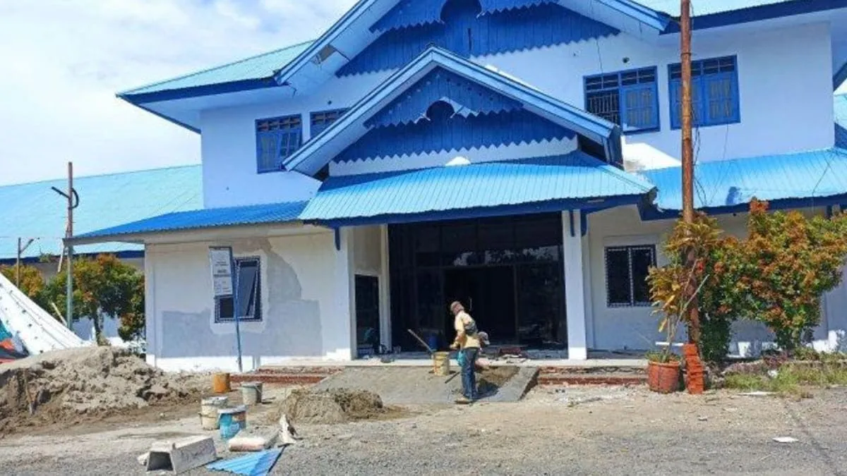 Pembangunan proyek gedung RSTG Kota Bengkulu tahun anggaran 2024 diduga tidak sesuai spek dan bakal di laporkan ke APH oleh Lembaga Edukasi dan Kajian Daerah. Foto Istimewa
