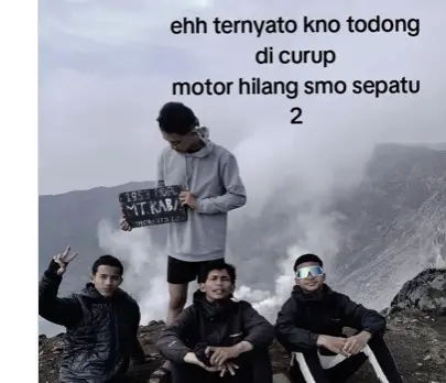 Postingan korban begal di Binduriang usai mendaki Bukit Kaba