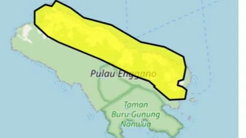 BMKG Keluarkan Peringatan Dini Cuaca Ekstrem Bengkulu, Pulau Enggano Diminta Waspada